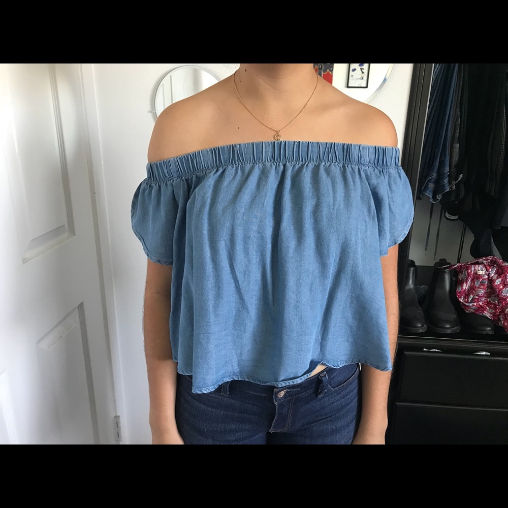 Off the shoulder blouse
